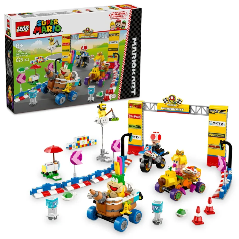 LEGO Super Mario ™ 72036 Mario Kart ™ - Baby Peach a sada Grand Prix