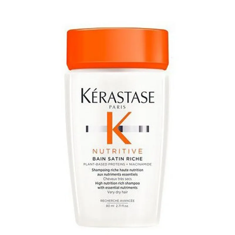 KÉRASTASE Nutritive Bain Satin Riche 80ml - vyživujúci šampón pre veľmi suché vlasy