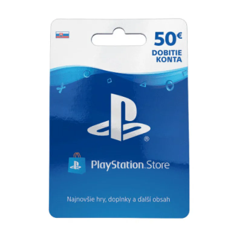 SONY PLAYSTATION PlayStation Live Cards 50 EUR Hang pro SK PS Store PS719463290