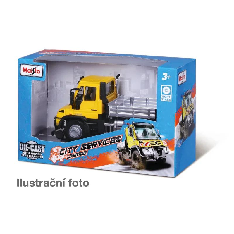 Maisto M. Unimog City Servis, assort, window box