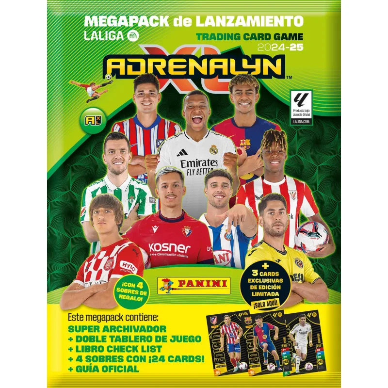 Panini LALIGA 2024/2025 - ADRENALYN karty - štartér set
