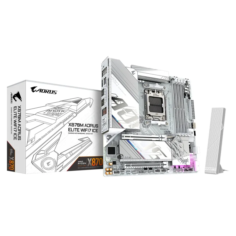 GIGABYTE X870M AORUS ELITE WIFI7 ICE/AM5/mATX X870M A ELITE WF7 ICE