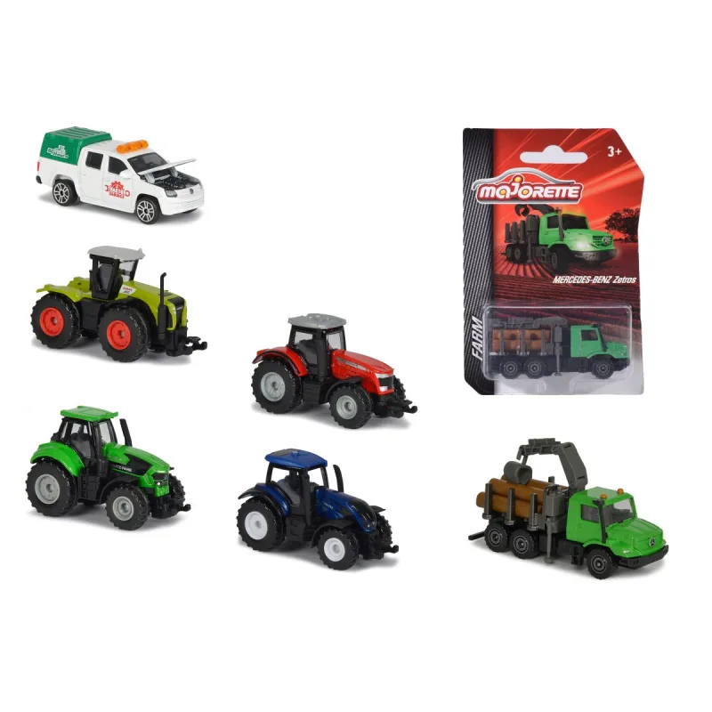Majorette Dickie Farm Majorette Farm kovové vozidlo, 6 typov