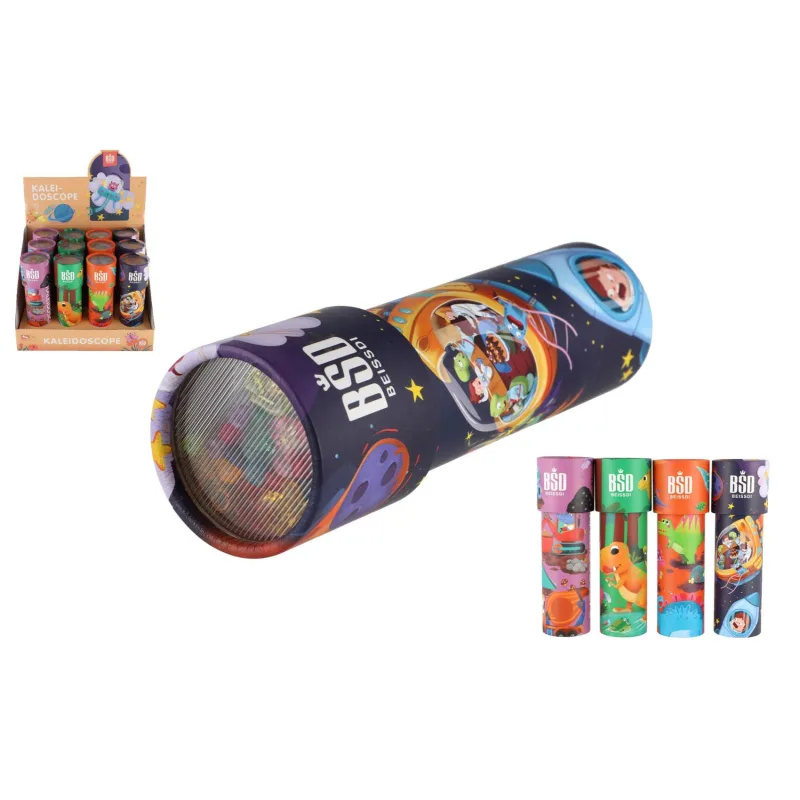 Teddies Kaleidoskop - Krasohled Dinosaurus papír 17cm 4 barvy