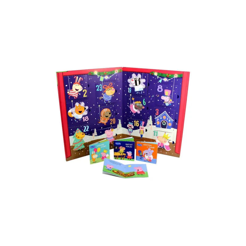 Albatros Velký adventní kalendář Peppa Pig v sáčku 31x42cm