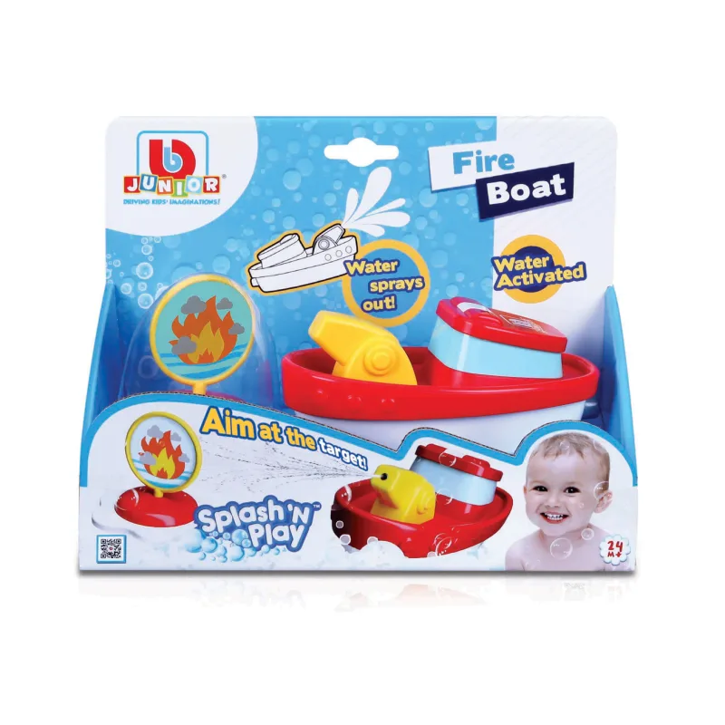 Maisto - BJUNIOR BB Junior - Hračky do vody - Hasičský čln