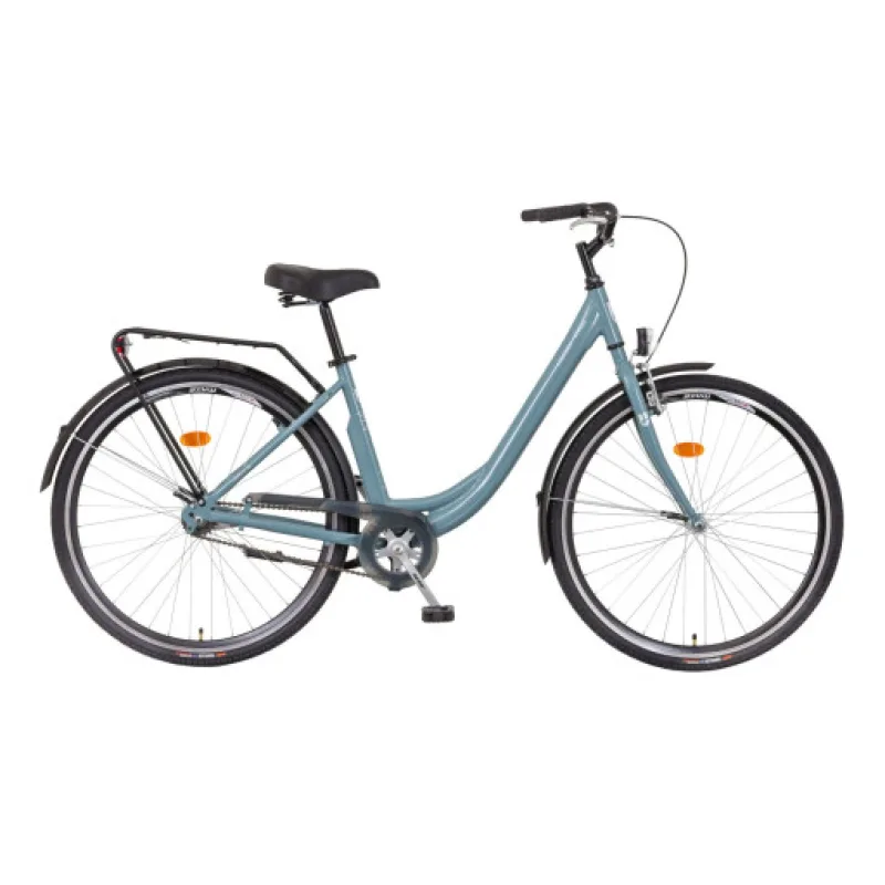 Liberty Městké jízdní kolo Strada 1spd. 28" 2026 šedé, Přední vidlice Odpružená