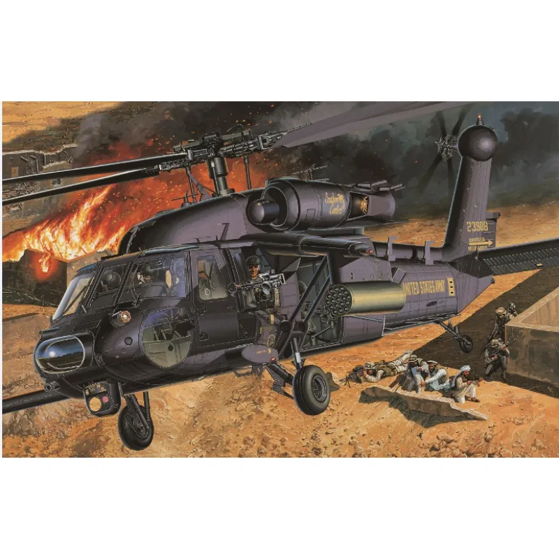 Academy Model Kit vrtuľník 12115 - AH-60L DAP (1:35)