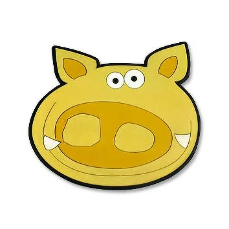 Bellatex kuchyňská podložka Žluté prasátko, 10x10 cm