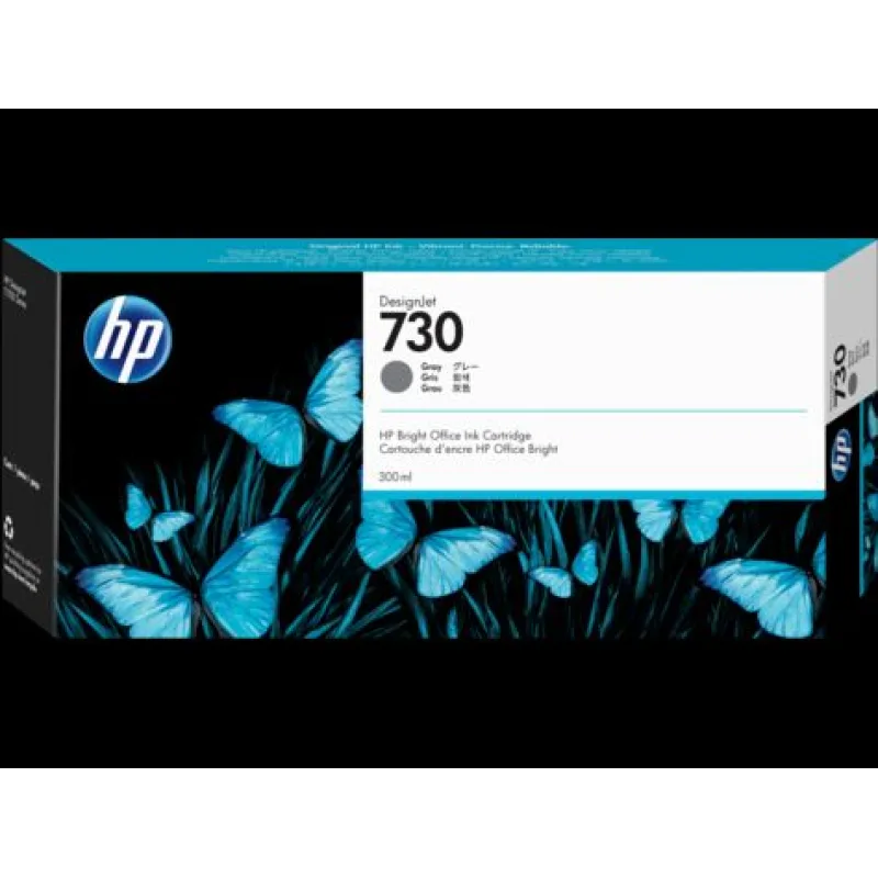 HP 730 300-ml Gray Ink Cartridge  P2V72A