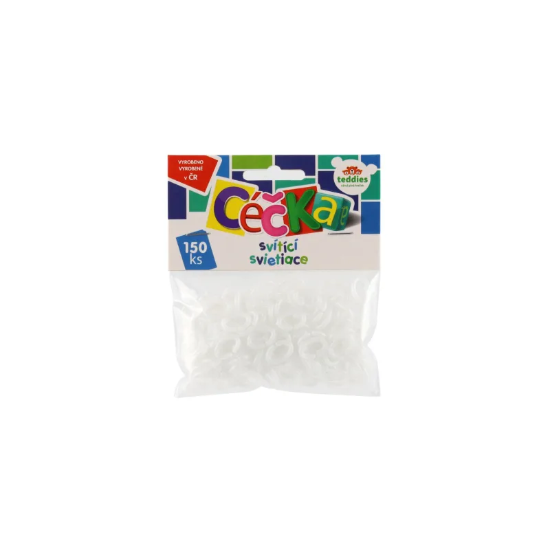 Teddies Céčka svietiace 150 ks plast v sáčku