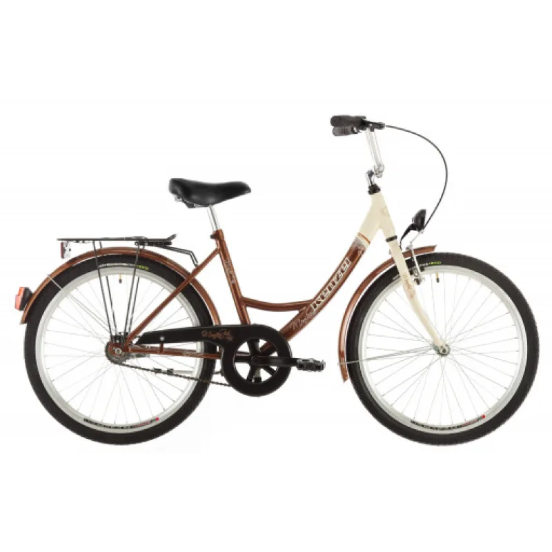 Kenzel Městské kolo Monika Ceremony 1spd 24" 2026 béžovo-hnědé