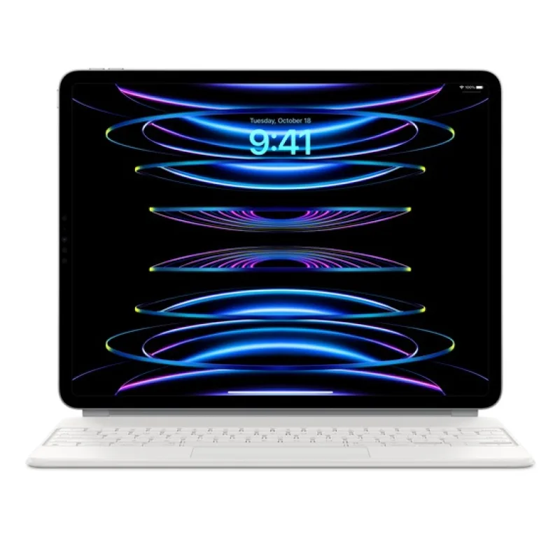 APPLE Magic Keyboard for 13" iPad Air (M2) -UA-White MJQL3UA/A