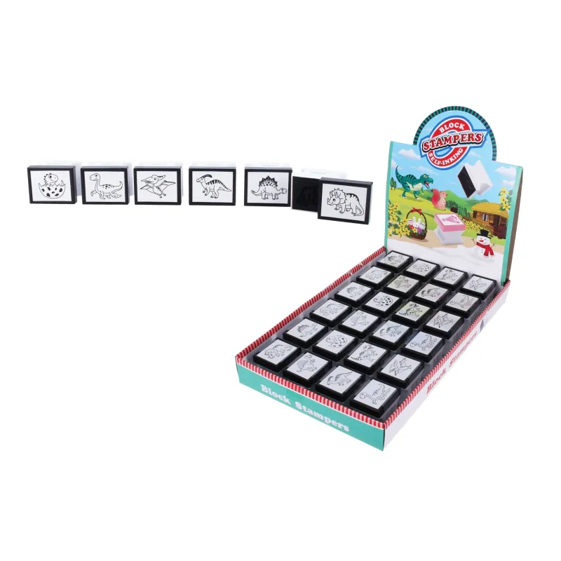 Wiky Pečiatky samonamáčacie vykresľovacie dinosaury plast mix druhov