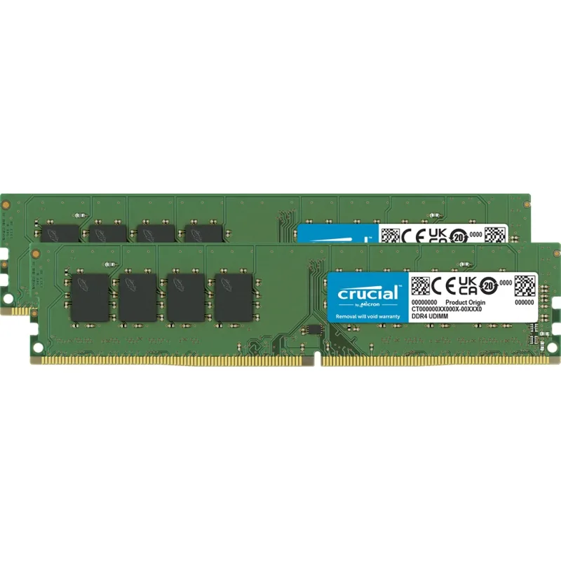 32GB DDR4 3200MHz Crucial CL22 (2x16GB) CT2K16G4DFRA32A