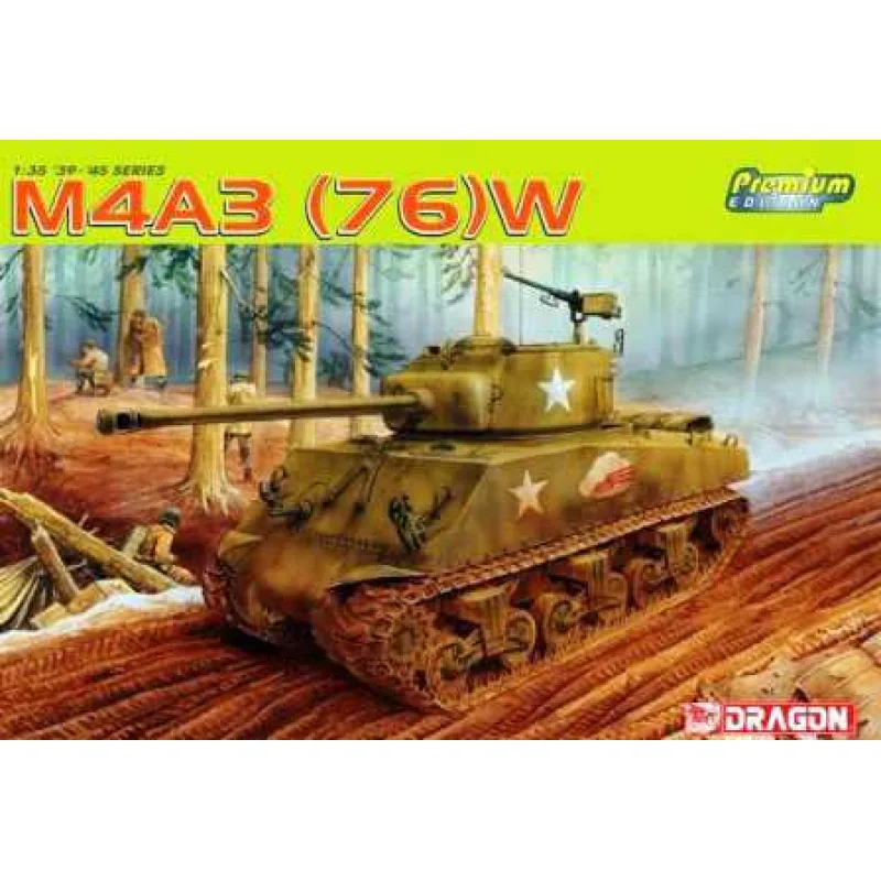 Dragon Model Kit tank 6325 - SHERMAN M4A3 (76) W (PREMIUM) (1:35)