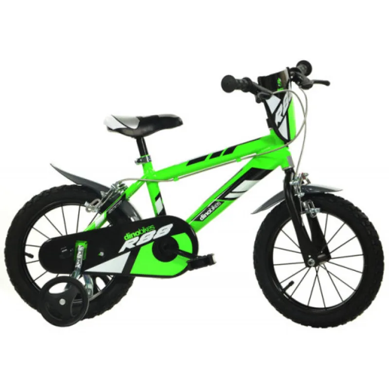 Dino Bikes Dětské kolo R88 14" zelené