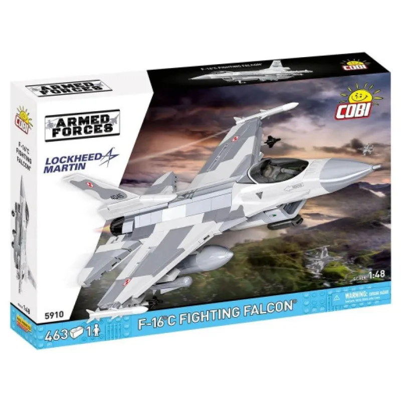 COBI 5910 Armed Forces F-16 C FIGHTING FALCON, 1:48, 463 kostek