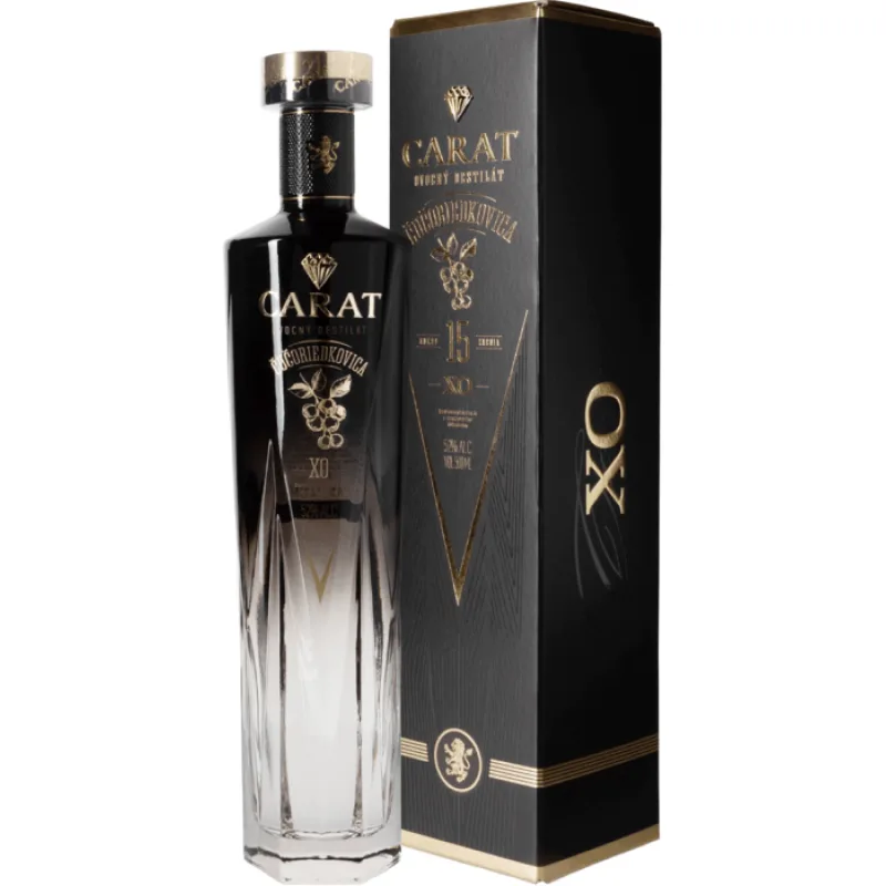 Carat čučoriedkovica XO 15y 52% 0,5 l (kartón)