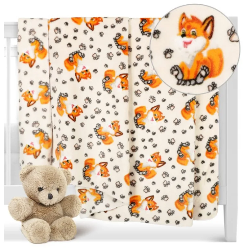 Bellatex ELLA dětská přikrývka, Lištička oranžová - 100x150 cm