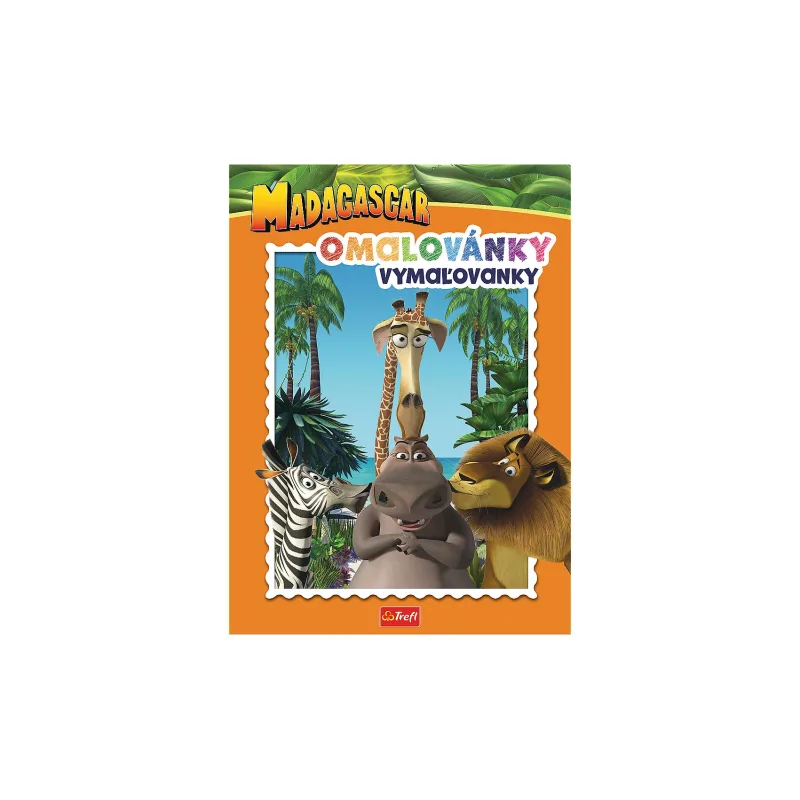 Trefl Omaľovánky Madagascar 20x27,5cm