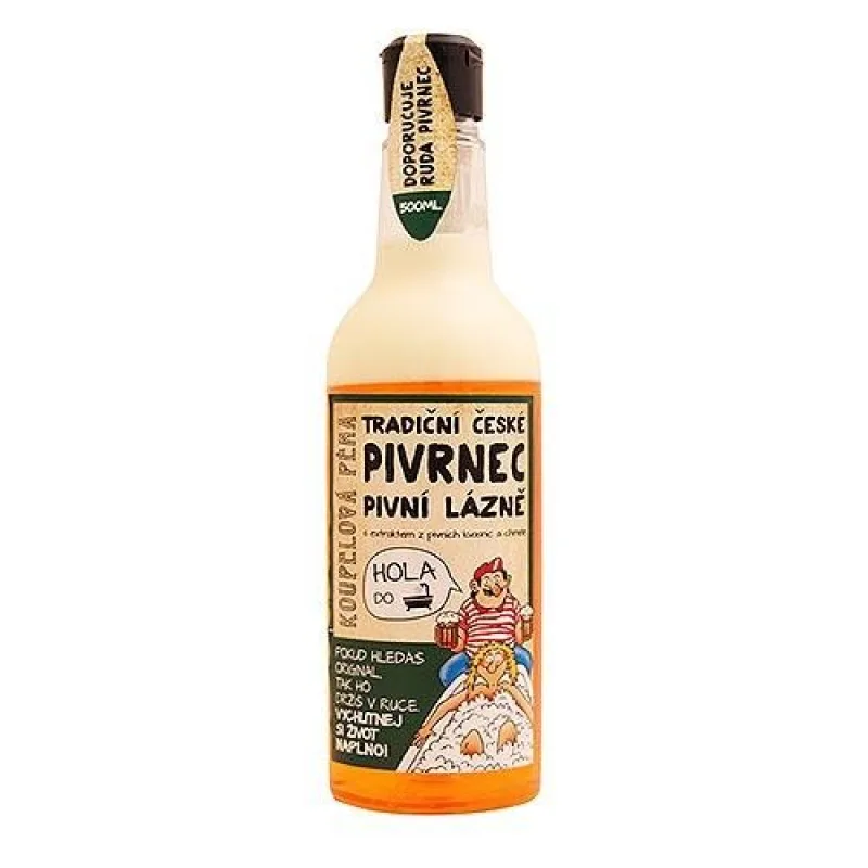 Pivrnec pivní koupelová pěna 500 ml - světlá