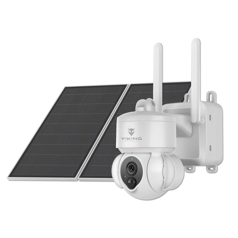 Solární HD kamera Viking HDs03 4G/20000mAh/barevné noční vidění/IP66/aplikace/notifikace/bílá VHDS03W