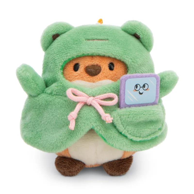 NICI Mymochi Liška Geeks v kostýmu žabky - dárkové balení