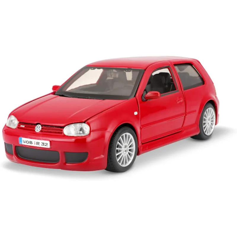 Maisto VW Golf R32 červený 1:24