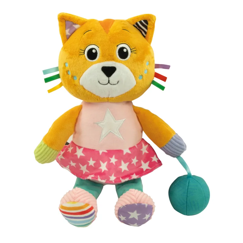 Clementoni Clemmy baby - Môj prvý plyšák - Mačička v darčeku. kazete