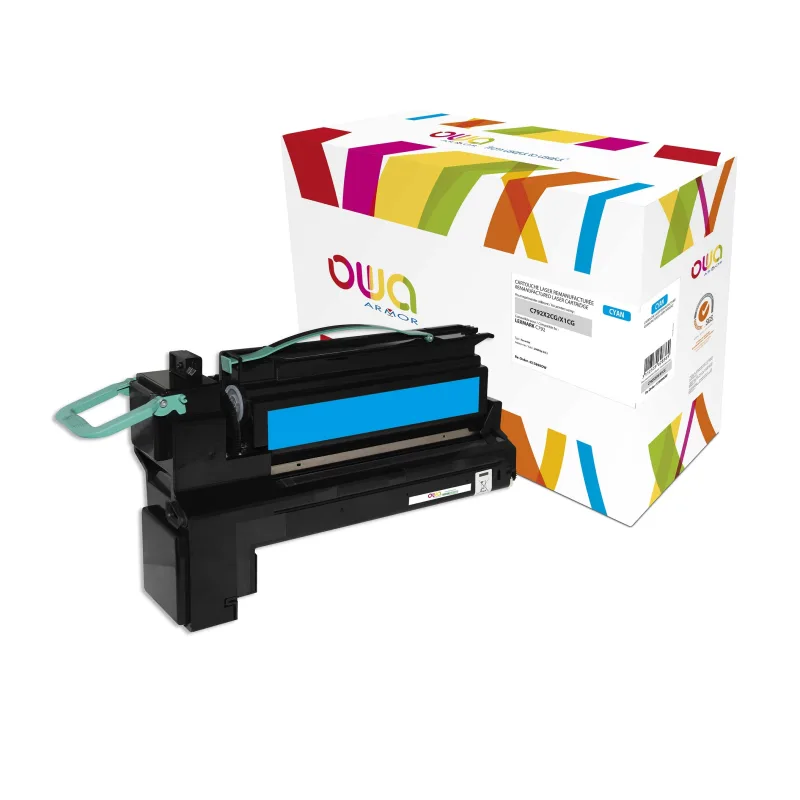 OWA Armor toner kompatibilní s Lexmark C792X2CG, 20000st, modrá/cyan K15899OW