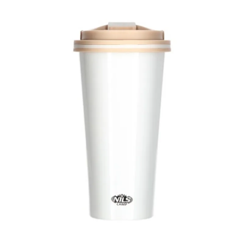 Termohrnek NILS Camp NCB18 bílý, 500 ml.