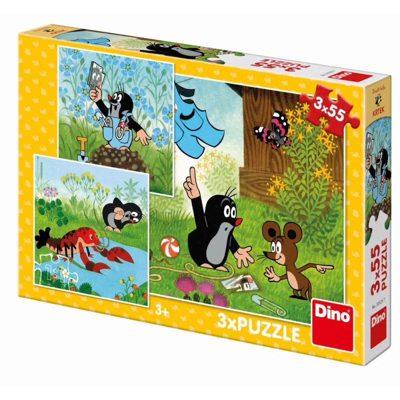 Dino RAT AND THE HATS 3x55 Puzzle