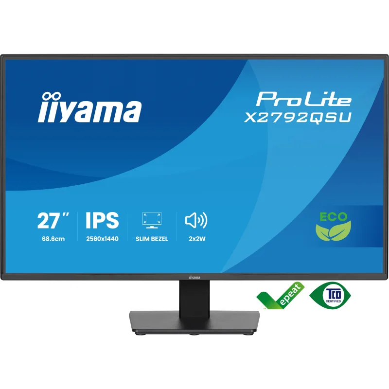 iiyama ProLite/X2792QSU-B1/27"/IPS/QHD/120Hz/3ms/Černá/3R X2792QSU-B1