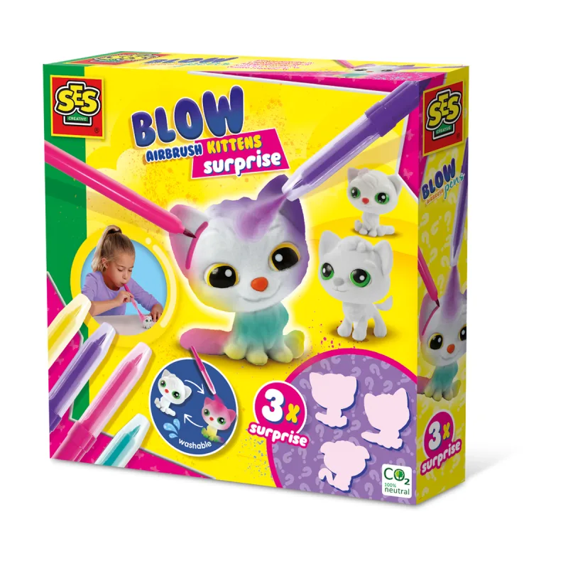 SES Fúkacie fixky - 3 mačiatka
