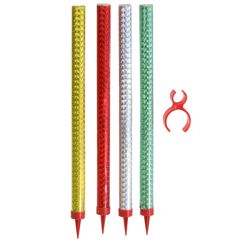 Rappa Fontána párty farebná s držiakom na fľašu 70 sek 24 cm 4ks