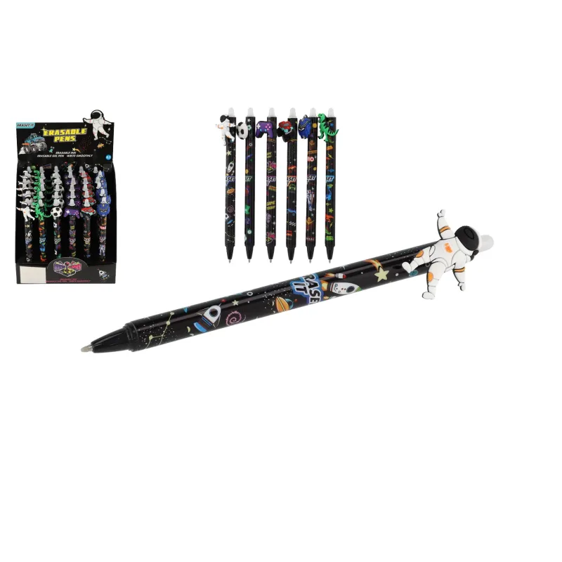 Teddies Ceruzka/perá gumovacie Best games 15cm plast 6 druhov