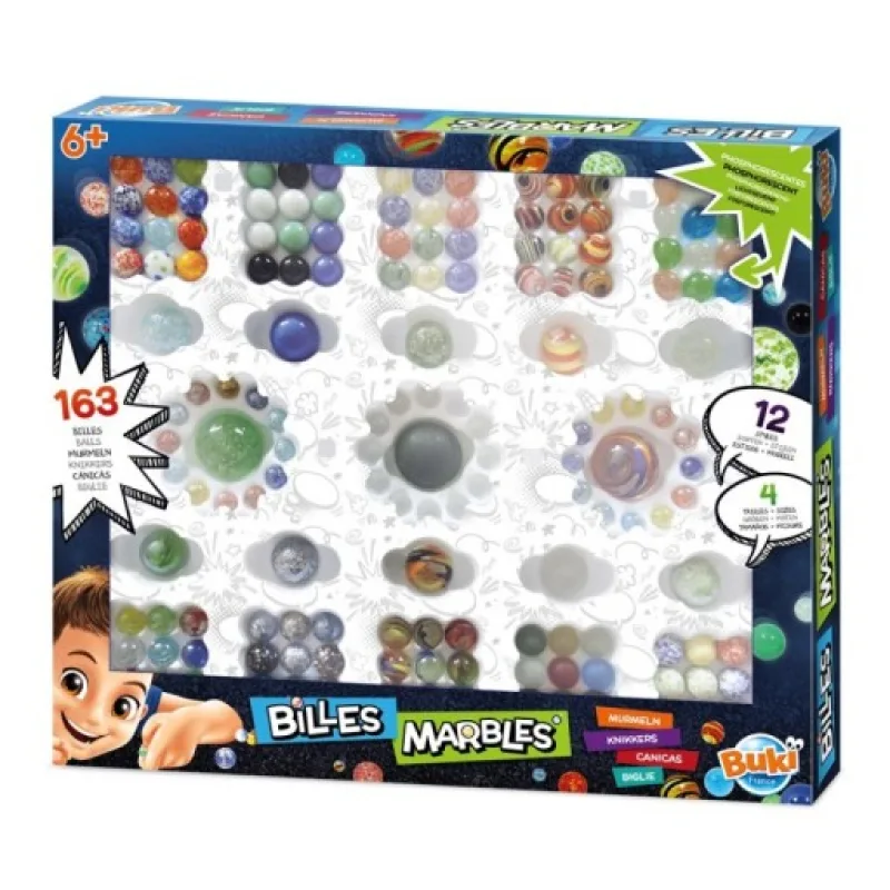 Buki Velká luxusní sada kuliček, 163 ks