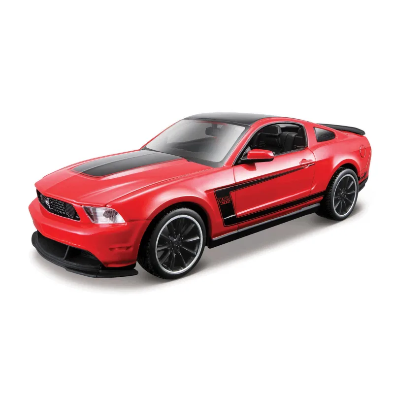 Maisto - Ford Mustang Boss 302, červený, assembly line, 1:24