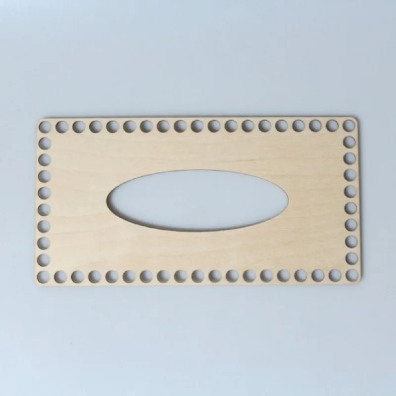 Drevené veko na vreckovky - obdĺžnik