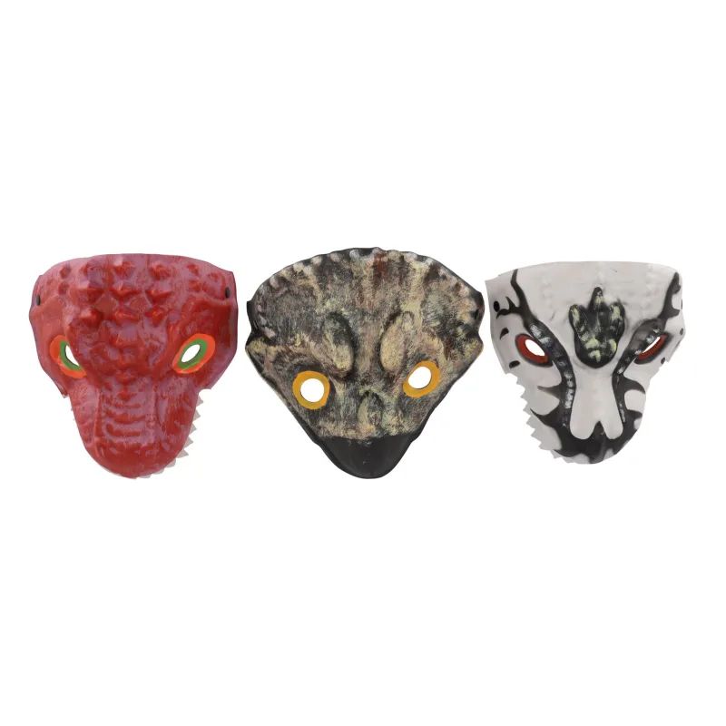 Teddies Maska dinosaurus penová 20x19cm mix druhov karneval