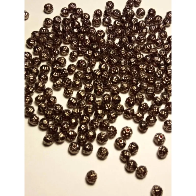 Skleněné korálky Jablonec - Korálky s kovovým vzhledem, 22g