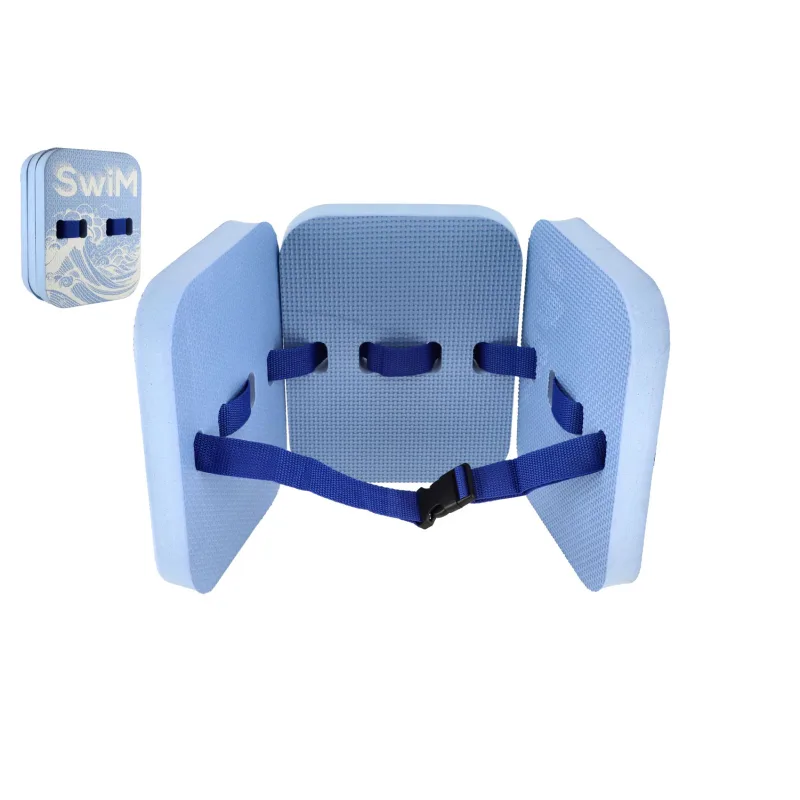 Teddies Plávacia doska/pásik penová 18,5x24cm modrá vo fólii