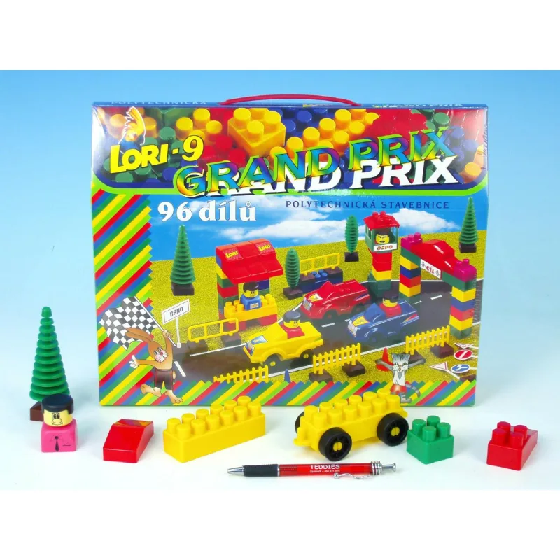 LORI Stavebnica LORI 9 plast 96ks v krabici 35x28x7cm