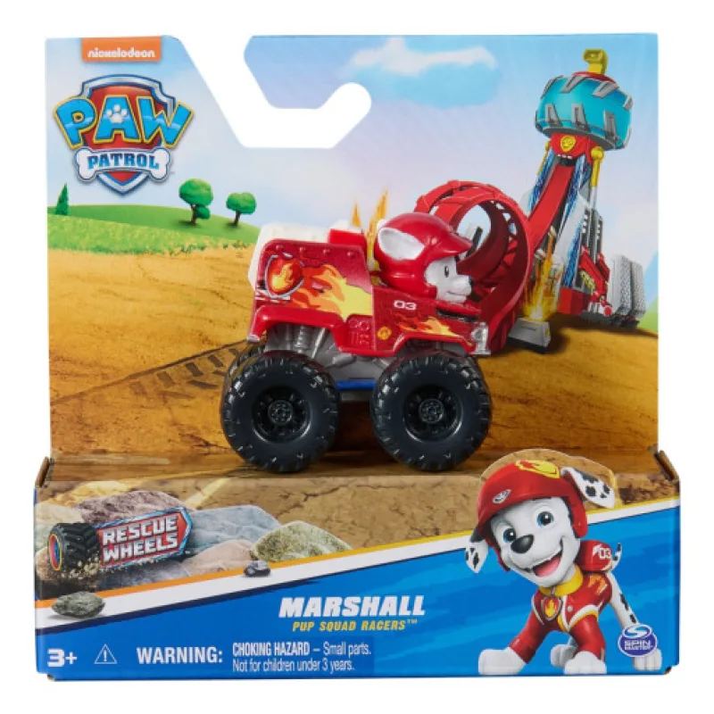 SpinMaster PAW PATROL Mini autíčka Záchranáři - Marshall