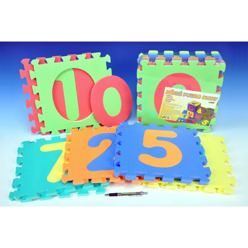 Wiky Penové puzzle Číslice 30x30cm