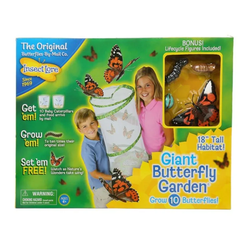 Insect Lore Velká motýlí zahrádka (6-10 housenek), Butterfly Pavilion