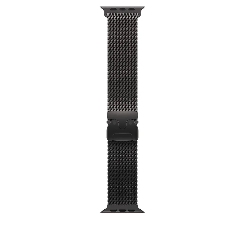 APPLE Watch Acc/49/Black Titanium Milanese Loop - L MGHU4ZM/A