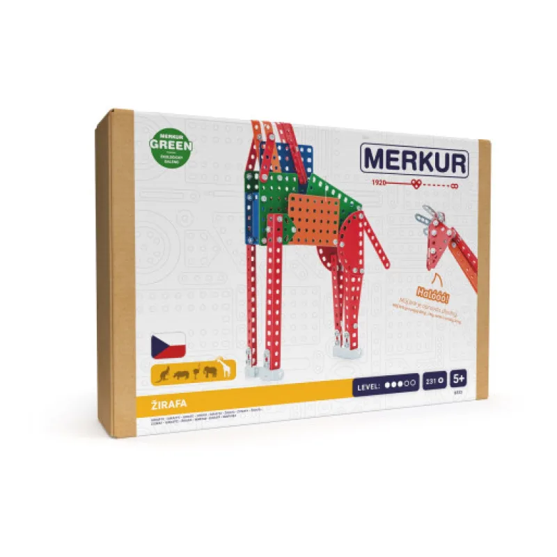 Merkur ZOO - Žirafa, 231 dílků