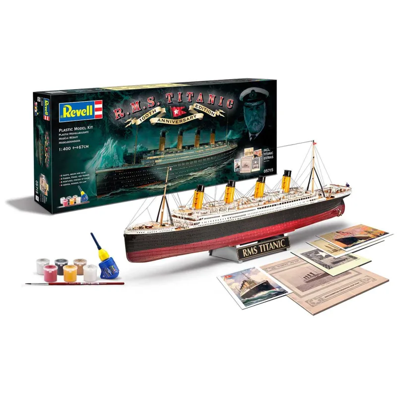 Revell Gift Set 05715 - R.M.S. Titanic - 100th anniversary edition (1:400)